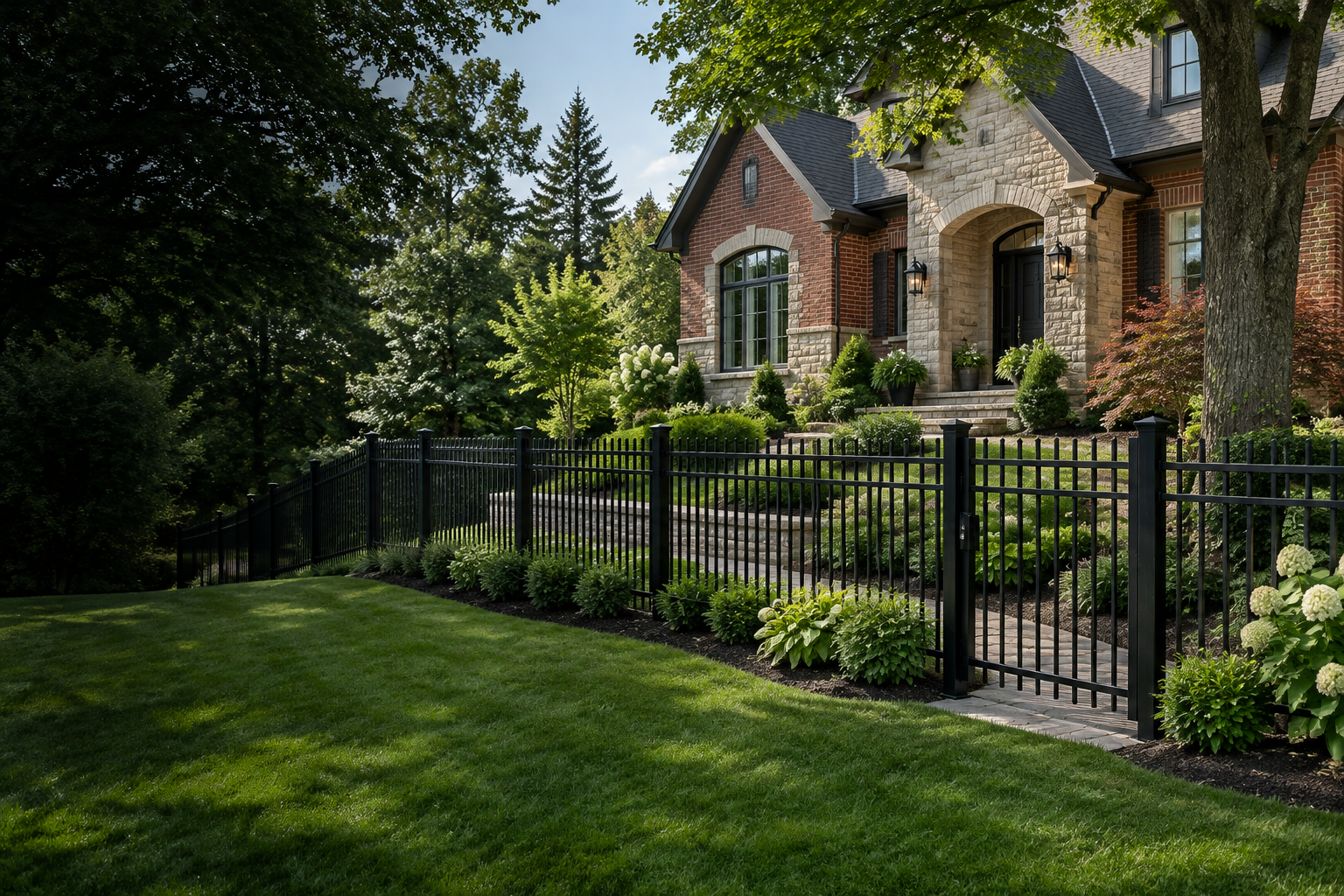 Generated aluminum & ornamental fence design concept