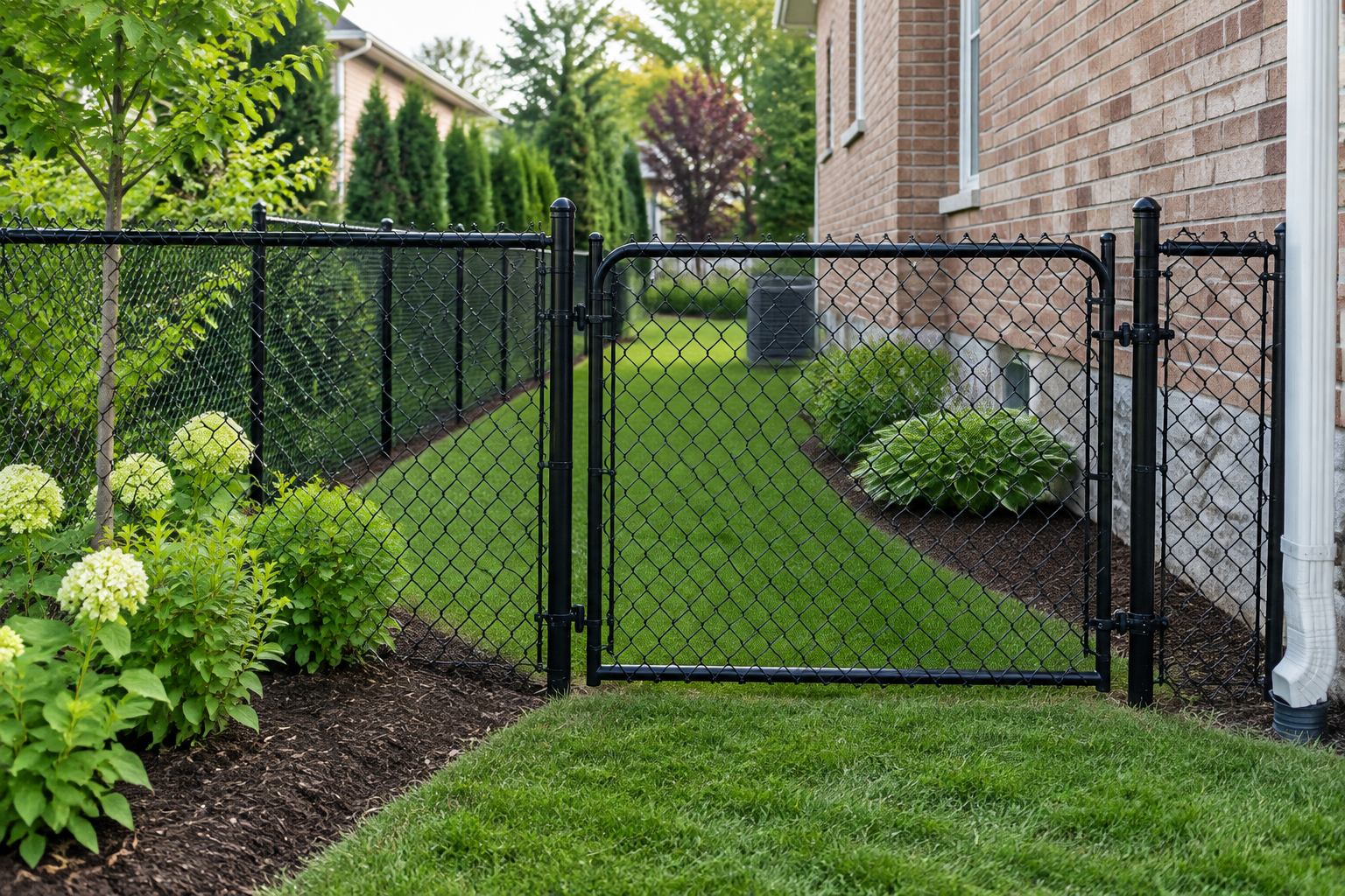 Generated chain link fence design concept