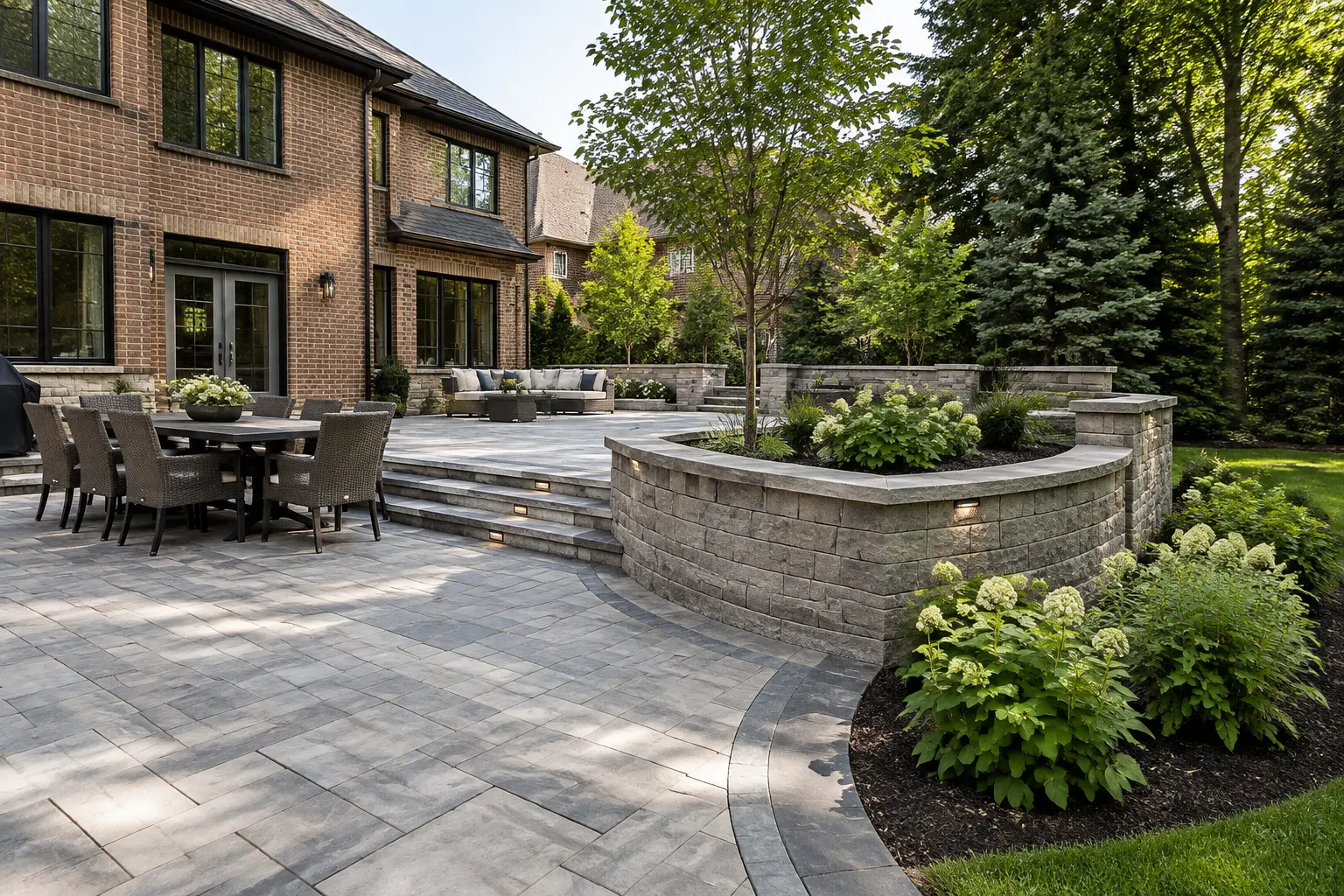 Interlocking Block wall material and finish options