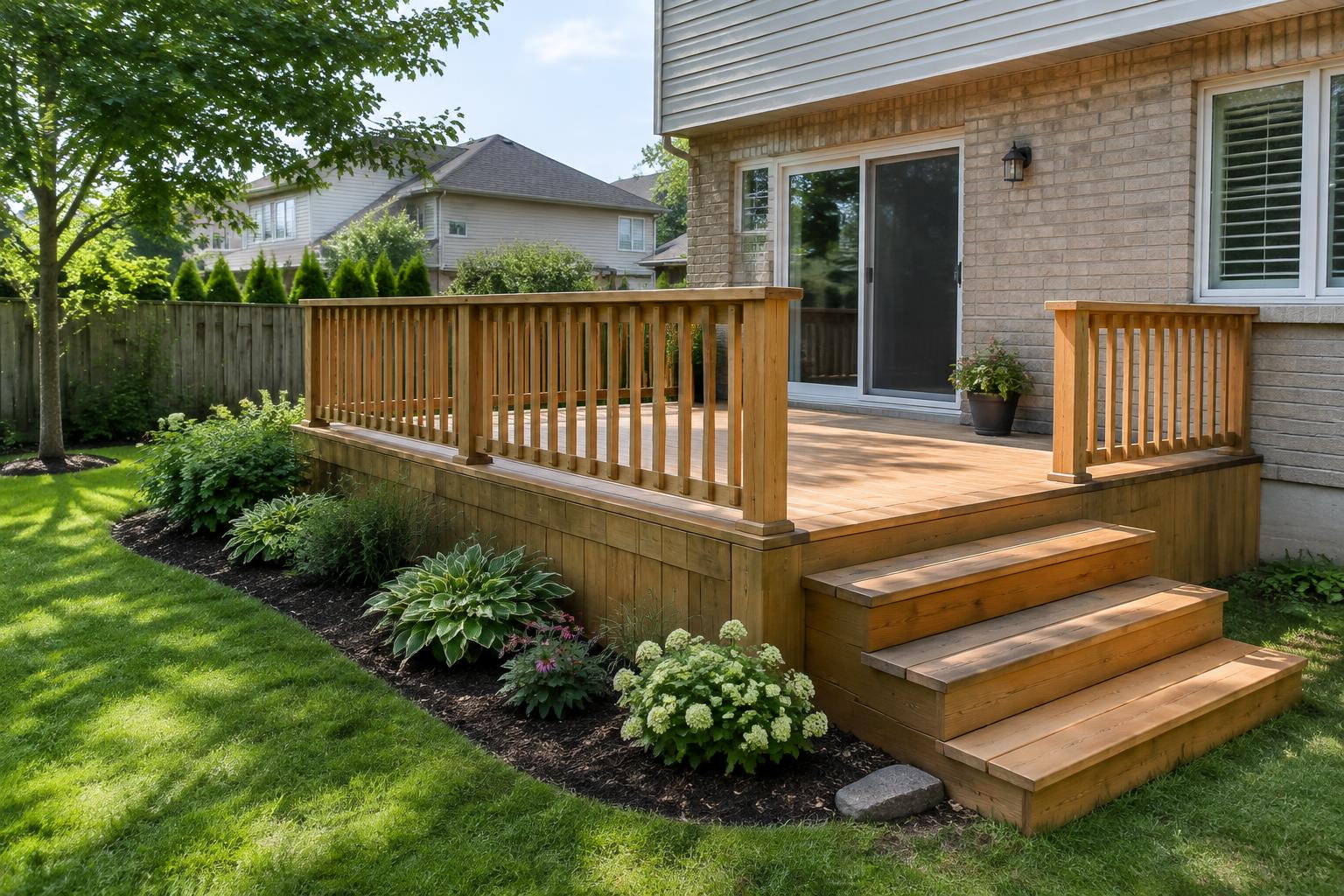 Generated pressure-treated decks design concept