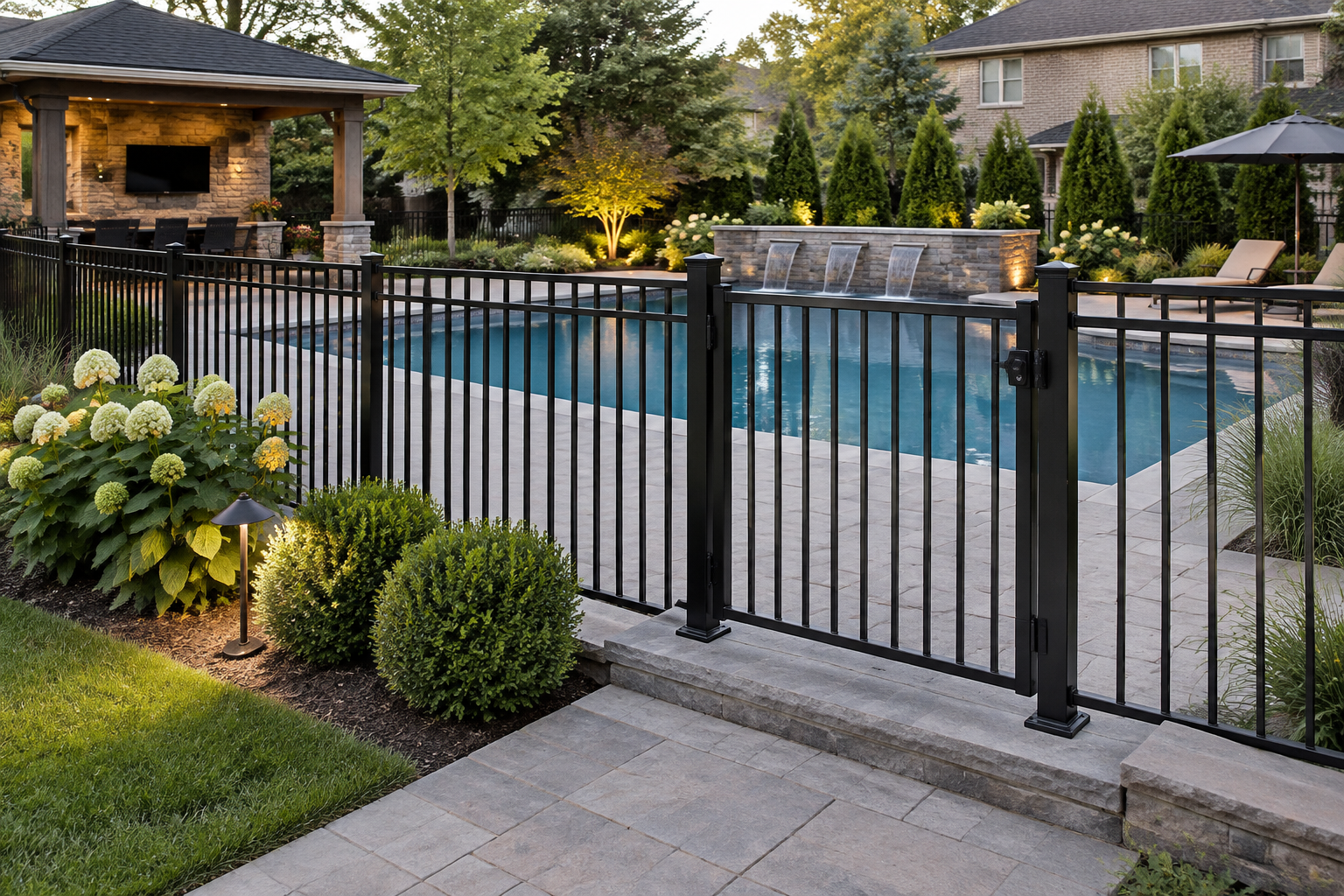 Generated pool fences fence design concept