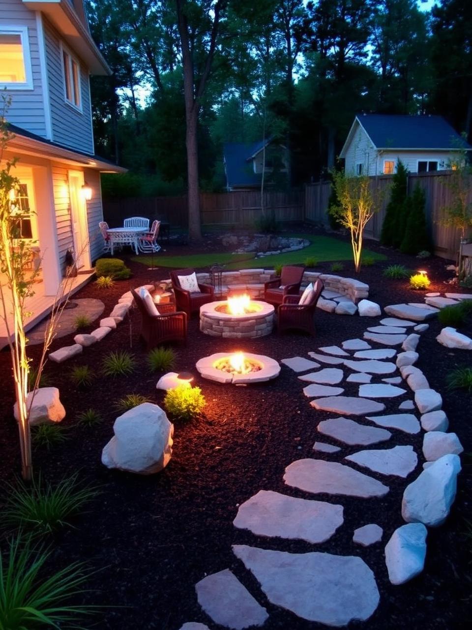 Fire Pit Destination Path in Waterdown